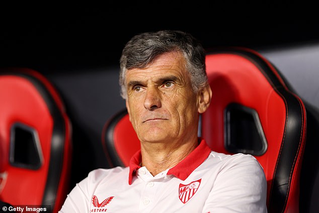 Sevilla 'consider axing a THIRD manager in 12 months' after the club's poor start to the season – with Jose Luis Mendilibar 'on the verge of the sack' despite winning the Europa League last summer
