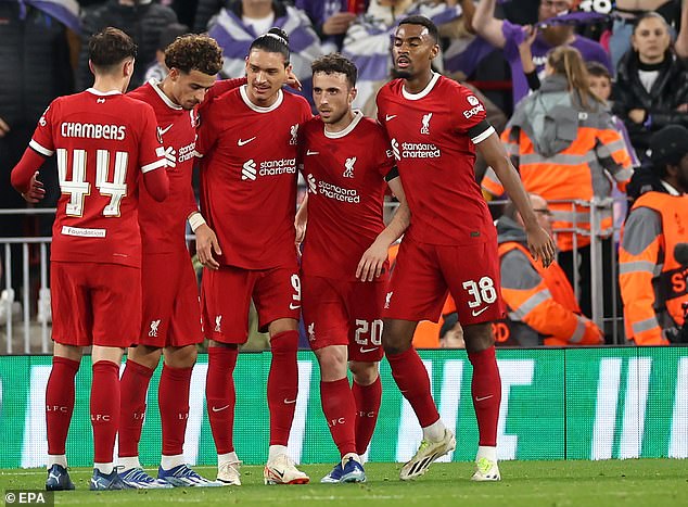 Liverpool 5-1 Toulouse: Rampant Reds thrash French side at Anfield thanks to five different goalscorers as Jurgen Klopp's side extend 100 per cent record to take control of Europa League group